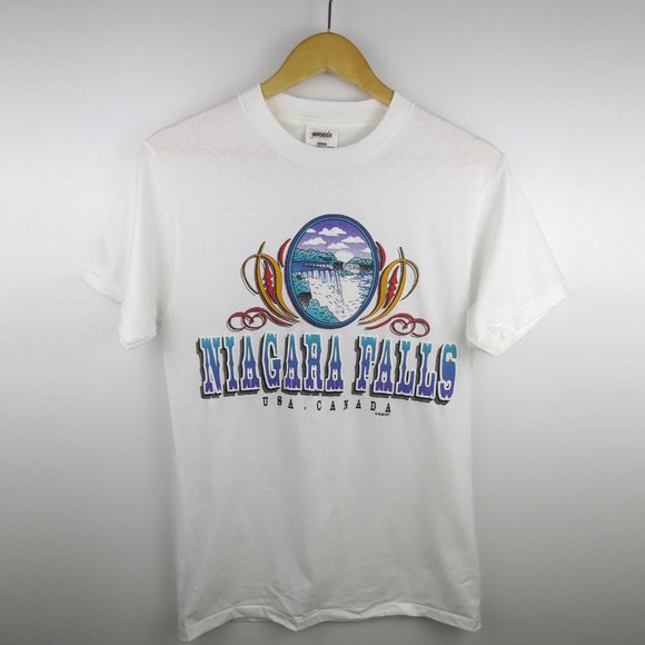 Vtg 90s Niagara Falls T-Shirt S - Picture 1 of 6